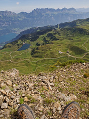 Aussicht vom Sächsmoor/Flumserberg