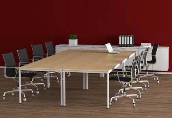 Konferenzraum - Rot