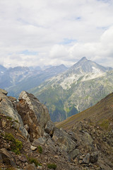 mountain landscape;  Dombay, Karachay-Cherkess Republic