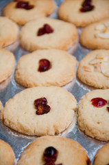 hot cookie sweets on the plate