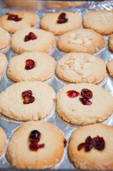 hot cookie sweets on the plate