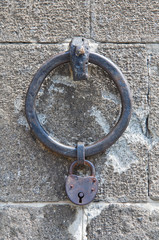Horse ring. Farnese Palace. Viterbo. Lazio. Italy.