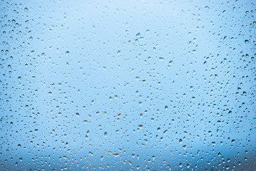 Rain on window