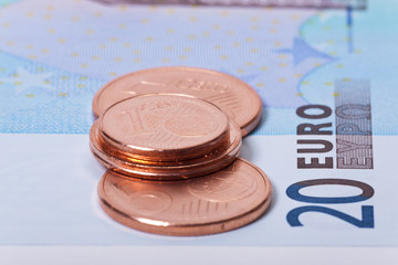 Geld - Euro - Währung - Finanzen