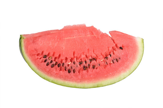 The segment of a water-melon