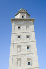 Fototapeta na wymiar Hercules tower, A Coruña, Galicia, Spain