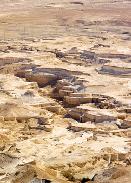 Desert in Israel - view from Masada