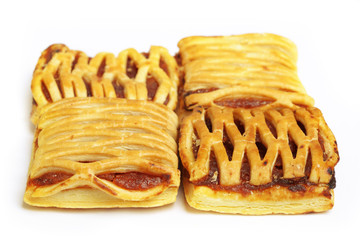 Fruit pie isolated