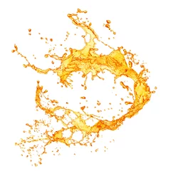 Crédence de cuisine en verre imprimé Jus orange juice splash