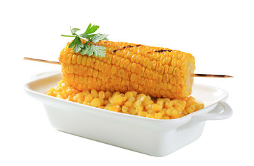 Grilled corn