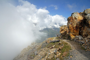 Der Weg in die Wolken