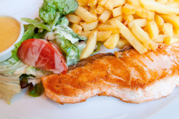 grilled salmon