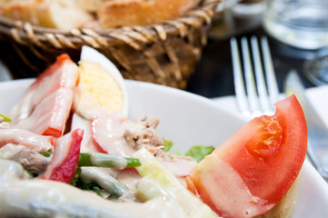 Fresh fruits salad