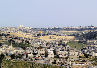 Fototapeta na wymiar Jerozolima Cityscape, Izrael