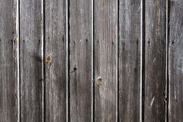 Close up of old weathered planks