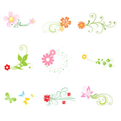 floral elements