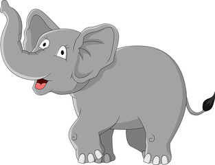 funny elephant cartoon