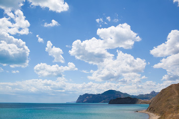 Coastline of Crimea - Karadag mountains