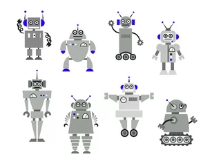 Poster Robot speelgoed © Buch&Bee