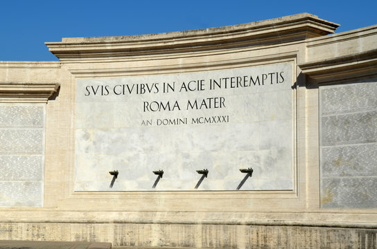 Roma - Monumento ai caduti - Cimitero Verano