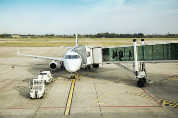 departure in airport field