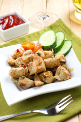 Roasted meat