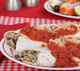 Enchiladas and Sauce