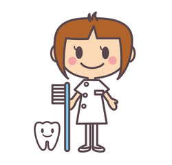 歯科衛生士　歯