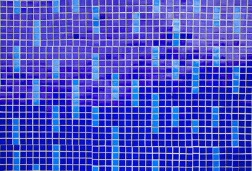 Blue mosaic pattern