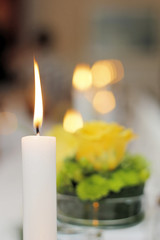 Hochzeit Kerzenschein Bokeh