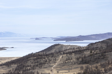 Fototapeta na wymiar Gulf Lake Baikal