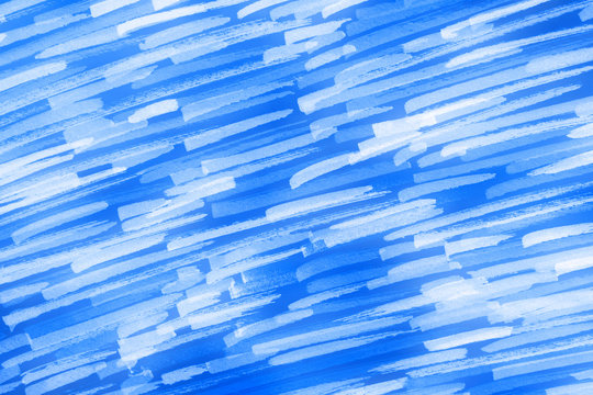 blaugestreiftes Muster...