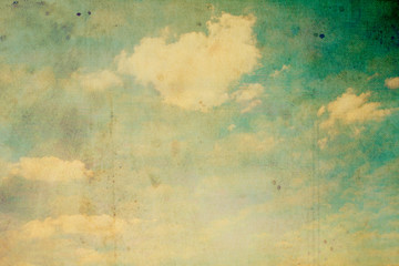 Old, stained sky background