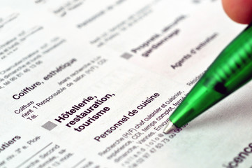 Obraz premium Recherche cuisinier