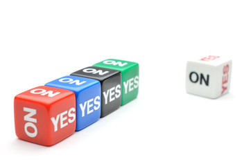 さいころ　YES　NO