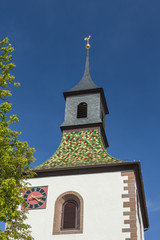 Kirchturm in Korb