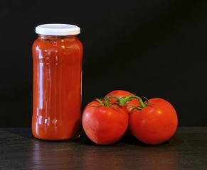 Tomate sauce.