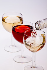 Pouring wine
