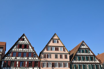 Fachwerkhäuser in Tübingen