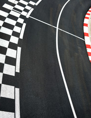 Car race asphalt on Monaco Grand Prix street circuit © stevanzz