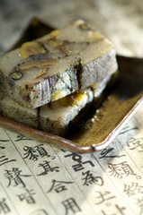 Fototapeta na wymiar Korean traditional rice cake