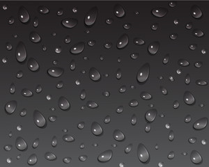 drops on a dark background