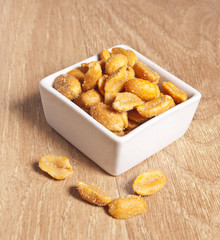 Salted peanuts