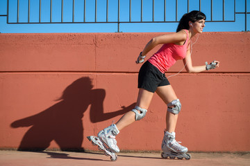 Female roller skater © Dirima
