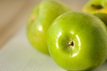 green apples close-up