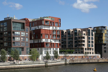 In der Hafencity von Hamburg