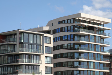 Fototapeta premium moderne Wohngebäude