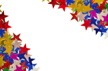 Colored stars background for your text on photo, and other.
