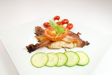 Chicken with vegetable