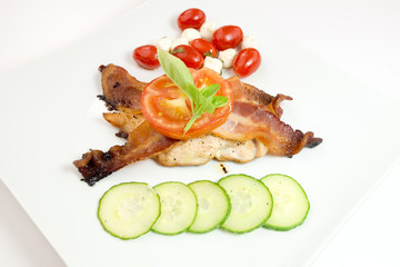 Chicken with vegetable